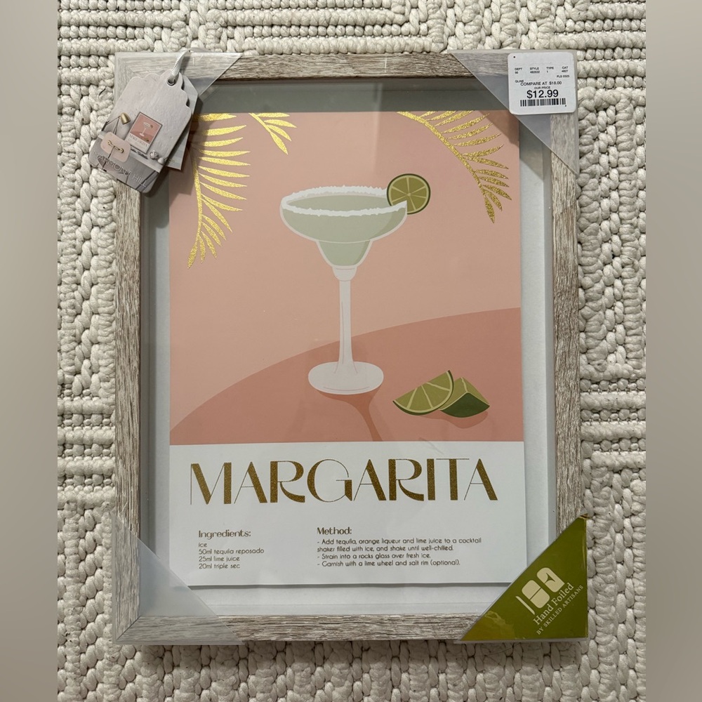 Aesthetic Margarita Wall Decor